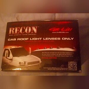 GMC and Chevy 88-02 5 piece clear cab roof lights lenses only and amber 194 LEDs